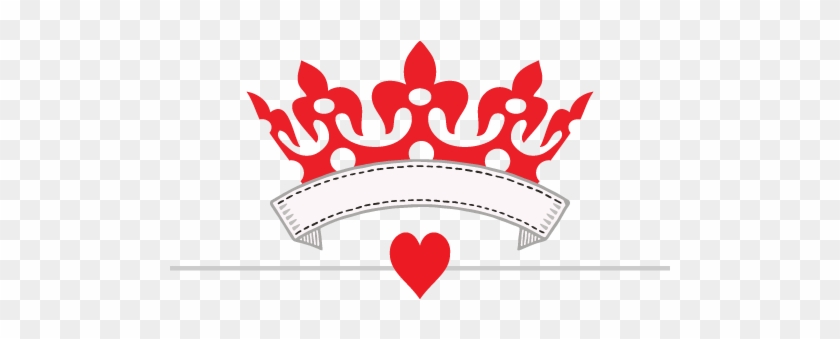 Crown With Hearts - Queen Of Hearts Logo #549910