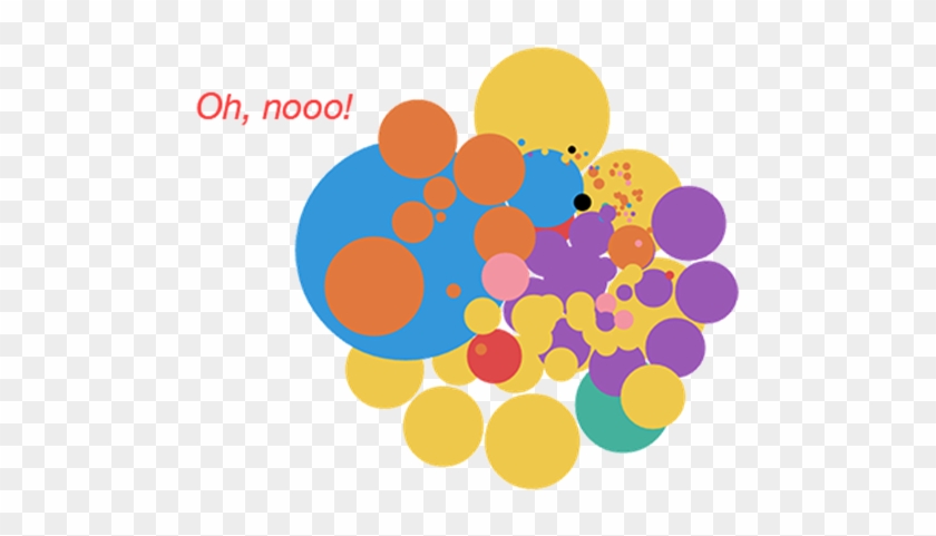 Overlapping Bubbles - Bubble Chart #550003