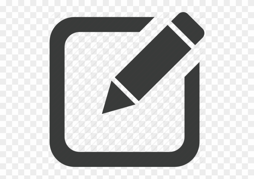 Editing - Icon Edit Grey Png #550454