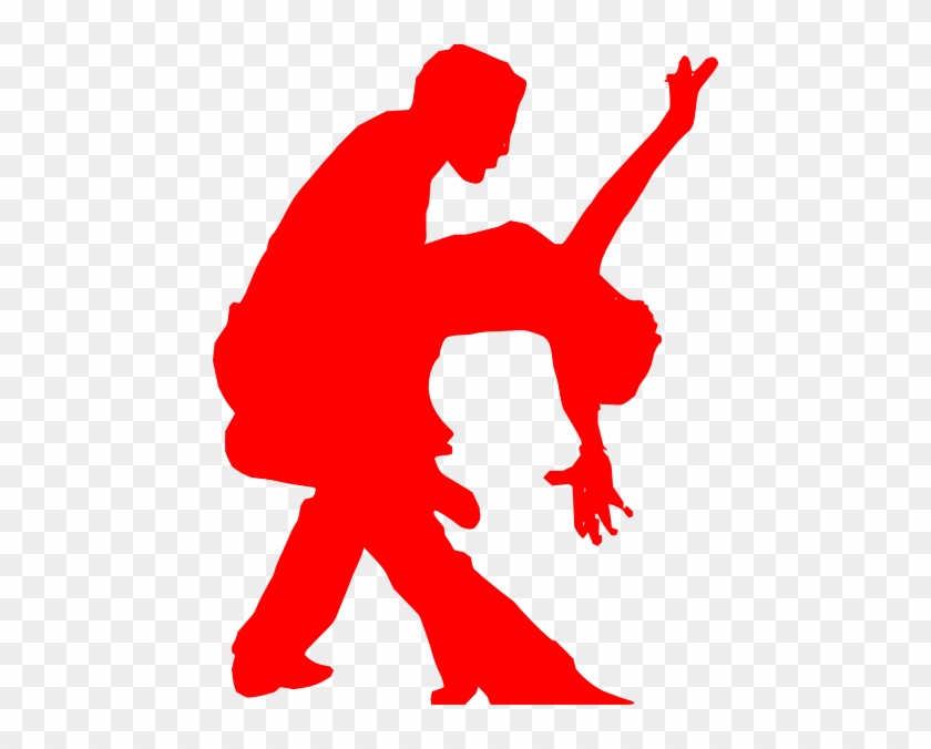 Salsa Dancing Couple Silhouette #550523