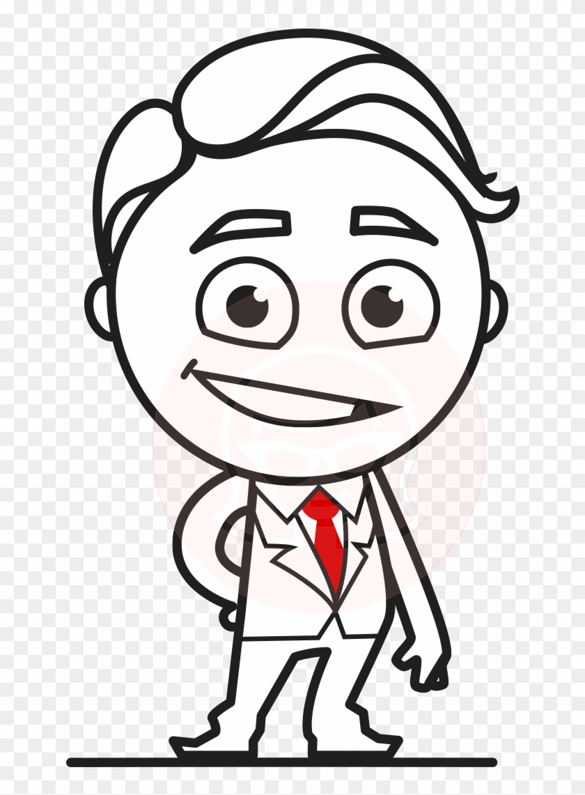 Ben The Banker - Simple Cartoon Character #550967