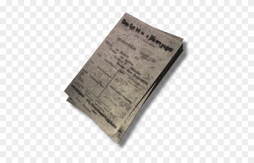 Stack Of Paper With Binder Clip Cgtrader - Paper #551051