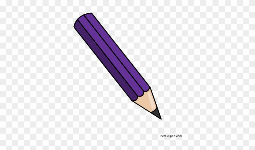Purple Lead Pencil, Free Png Graphic - Purple Lead Pencil, Free Png Graphic #551656
