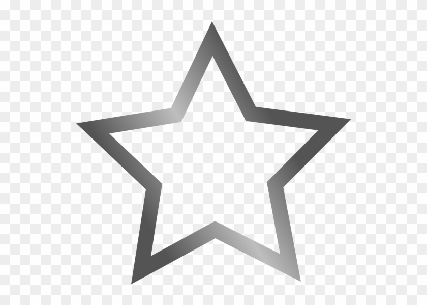 Outlined Star Icon Png Clip Arts - Islamic Crescent Moon And Star #551889