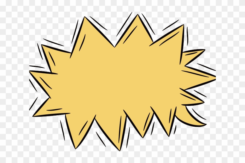 Explosion Clipart Line Art - Yellow #551939
