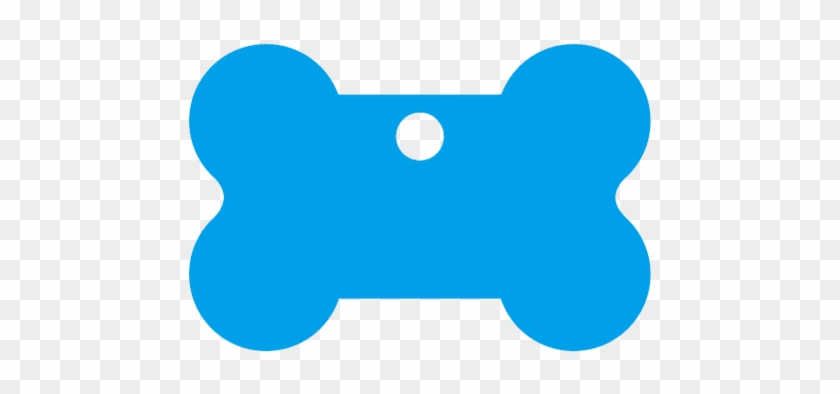 Blue Bone Shaped Pet Tag - Game Controller #552323