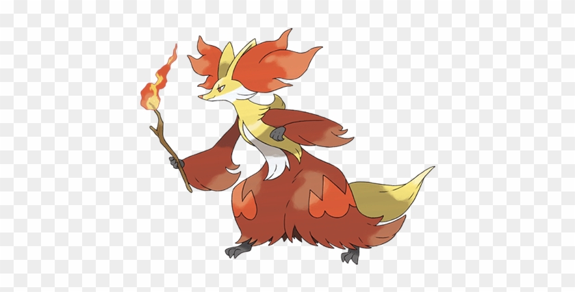 #delphox From The Official Artwork Set For #pokemon - Dell Fox Pokemon #552647