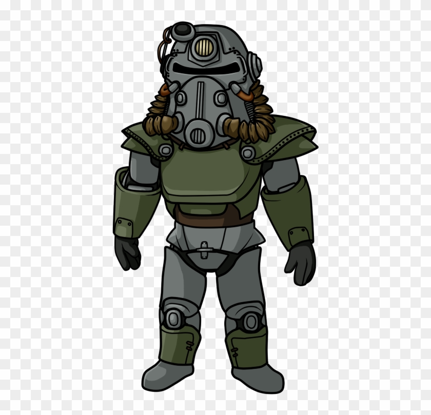 Lineart N' Color Training T51b Power Armor By - Fallout 4 Power Armor Animated #553192