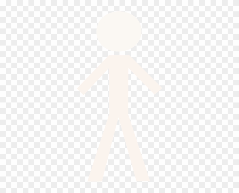 White Man Clip Art At Clker Com Vector Clip Art Online - Black And White Stick Figures #554398