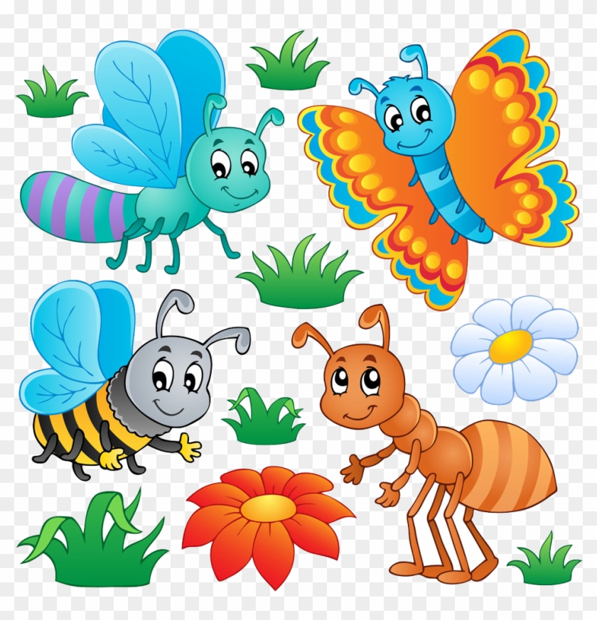 Insect Cartoon Clip Art - Insect Cartoon Clip Art #554543
