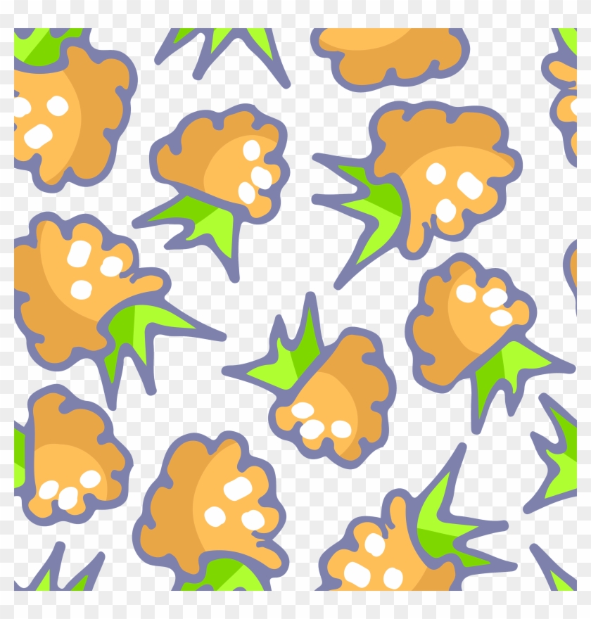 Pineapple Decorative Background Vector - Pineapple Decorative Background Vector #554677