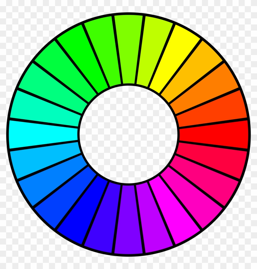 Big Image - Clip Art Color Wheel #555140