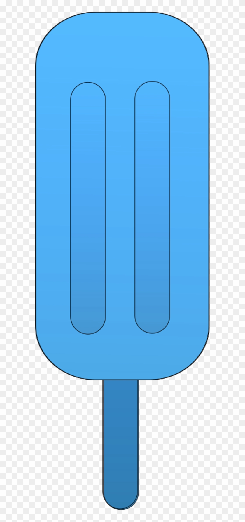 Popsicle Clipart Blue - Ice Pop #555601