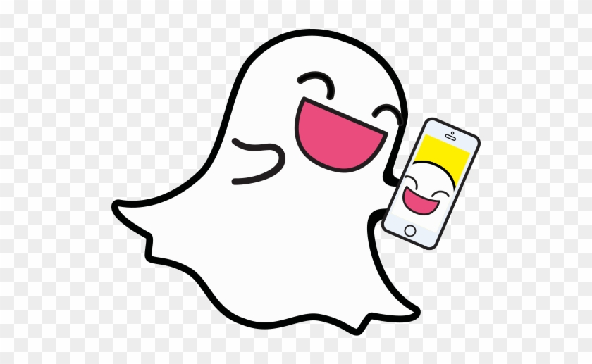 Mobile Phones Snapchat Ghost Art Clip Art - Mobile Phones Snapchat Ghost Art Clip Art #555631