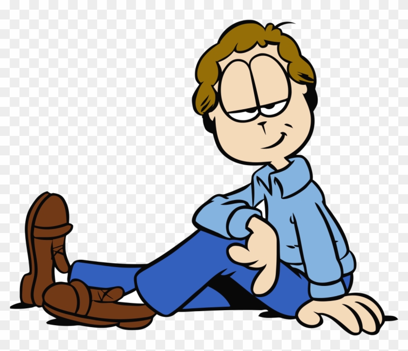 Jon Arbuckle By Jim Davis - Jon Arbuckle Png #556436
