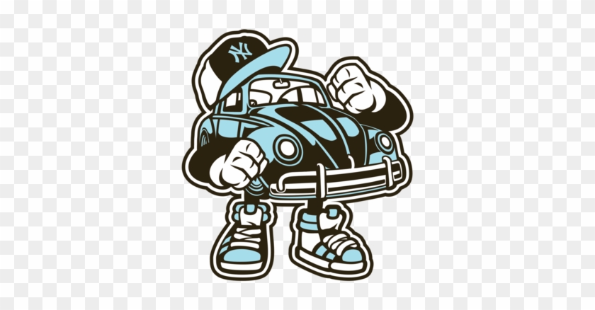 Street Beetle Mens Printed T-shirt Cartoon Baseball #556558