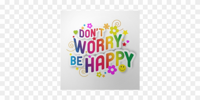 Poster Non Preoccuparti, Sii Felice • Pixers® - Don't Worry Be Happy Rainbow Hippy Charm Watch 16 Adjustable #557690