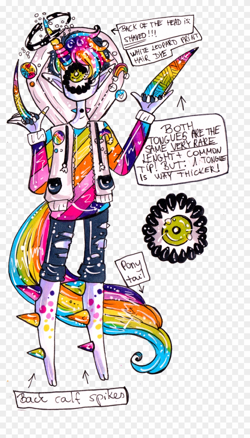 Xynthii Myo Custom Lisa Frank Inspo Unicorn By Guppie - Doodle #558246