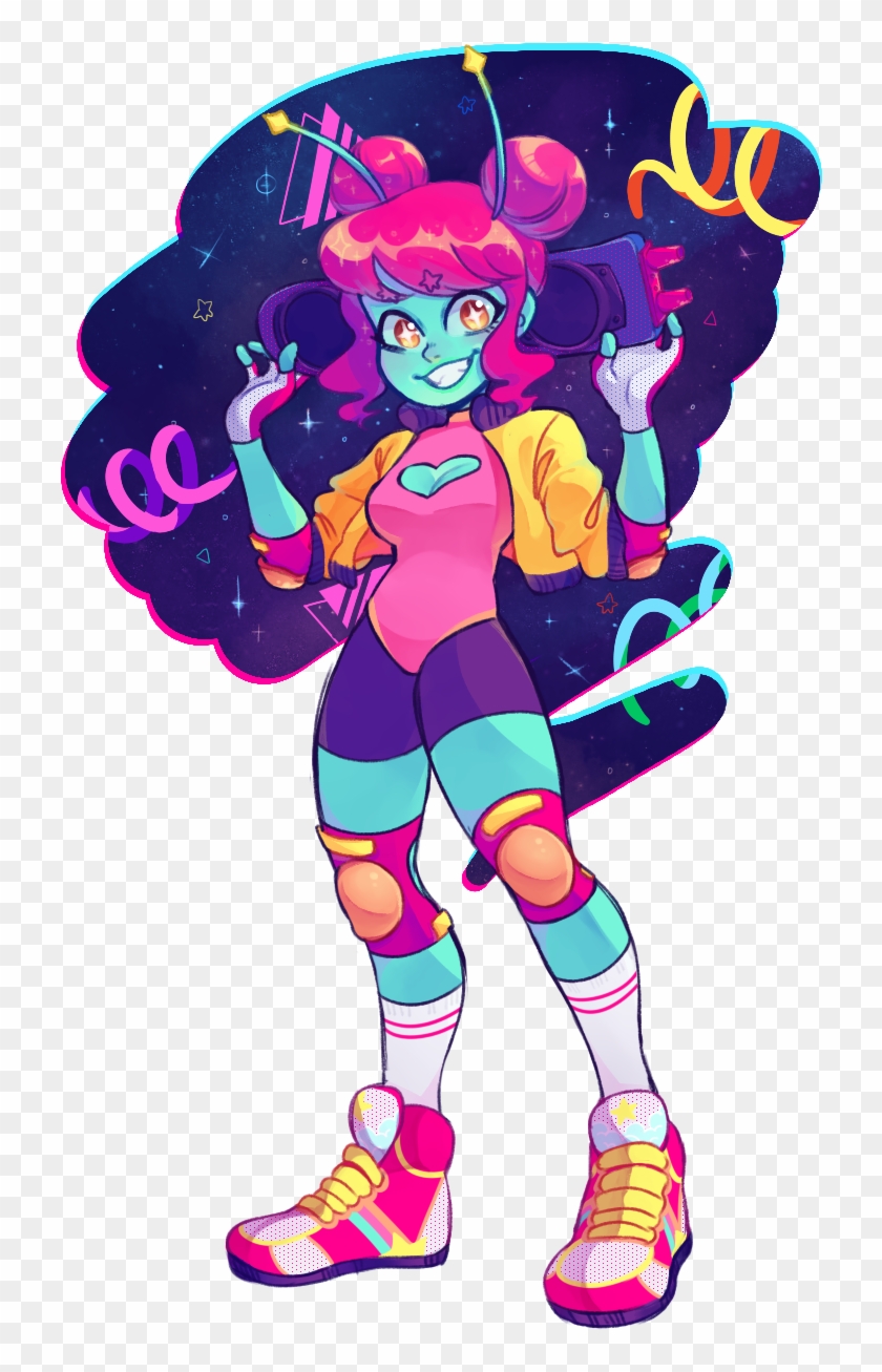 An Old Art I Drew Last Year In August Of My Oc C - Cartoon #558269