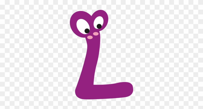 L Wall Adhesive Letters For Kids Rooms - Cartoon #558663