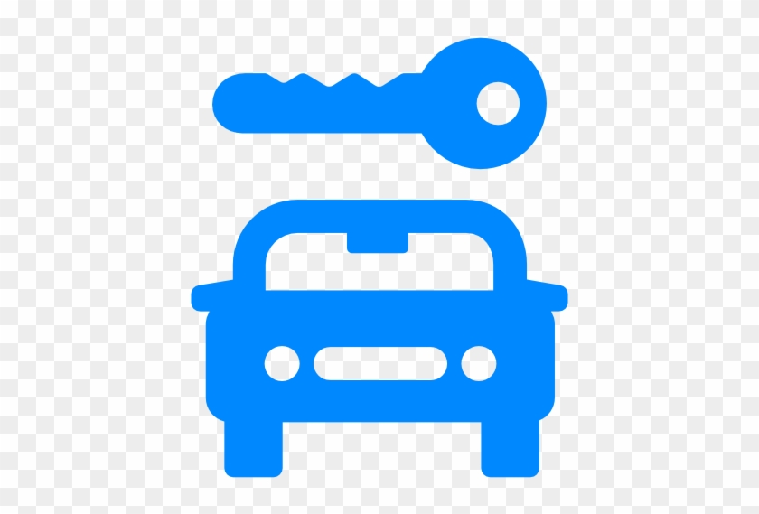 Cropped Rent A Car Sign - Favicon Car #559248