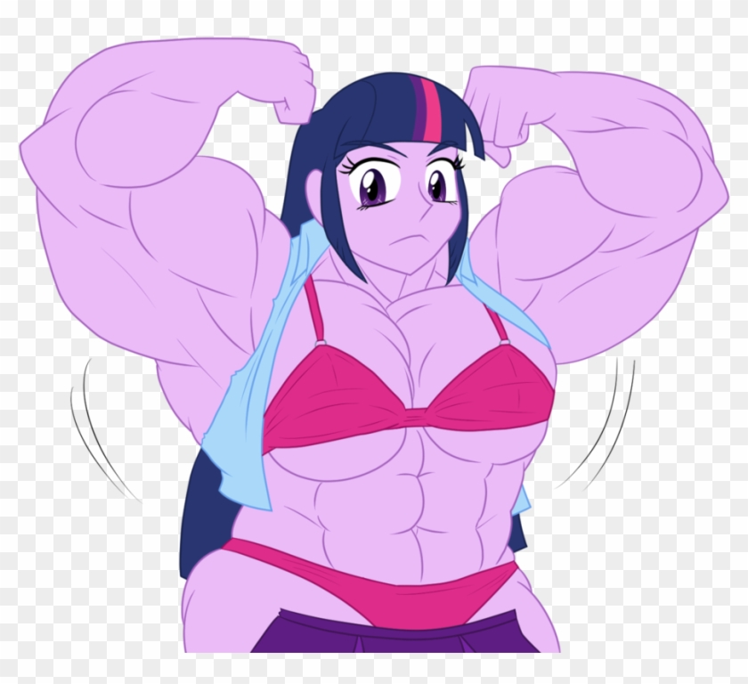 Growing Out Of It By Depraveddefense - Twilight Sparkle Muscle Growth #559249