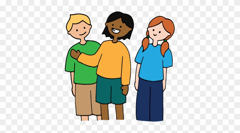Cartoon Kids Working Together - Cartoon #559551