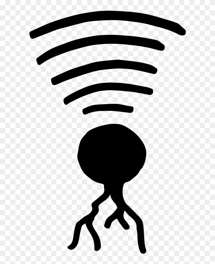 Wireless Is The Root Of Life - Silhouette #560478