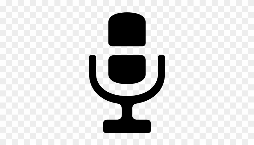 Retro Radio Microphone Vector - Vector Graphics #560486