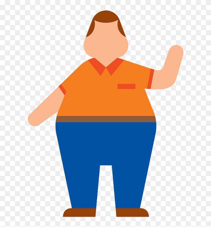 Diabetes In India - Fat People Vector #560495