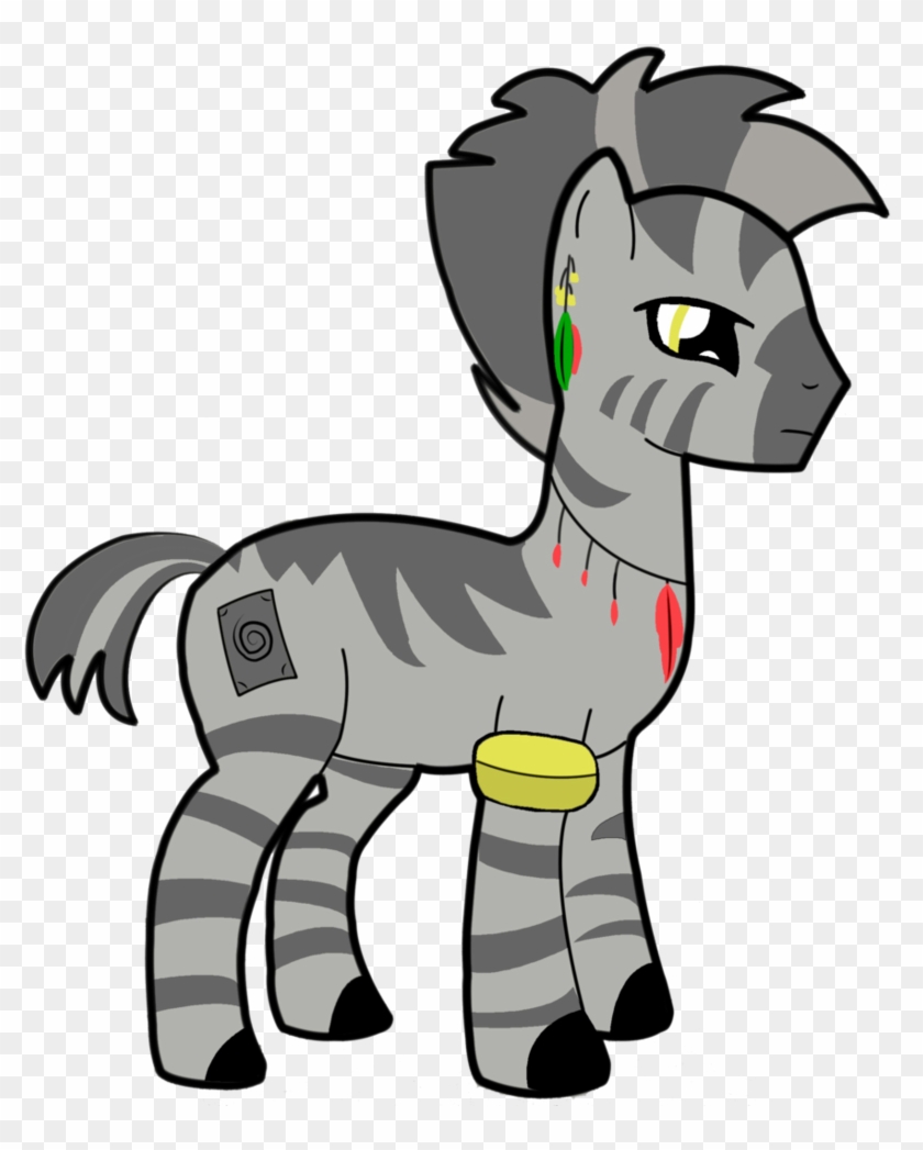 Zano The Zebra By Lilcraftkid - My Little Pony Zebra Oc #560754