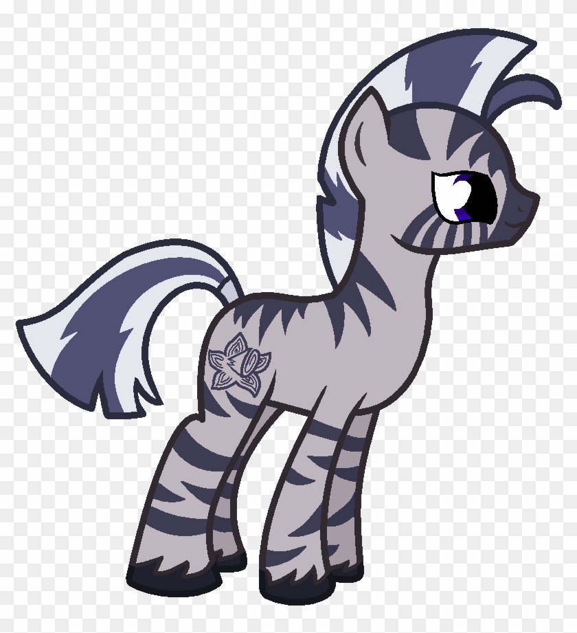 Mlp Fim Zebra Oc - Mlp Base Zebra Ms Paint #560820