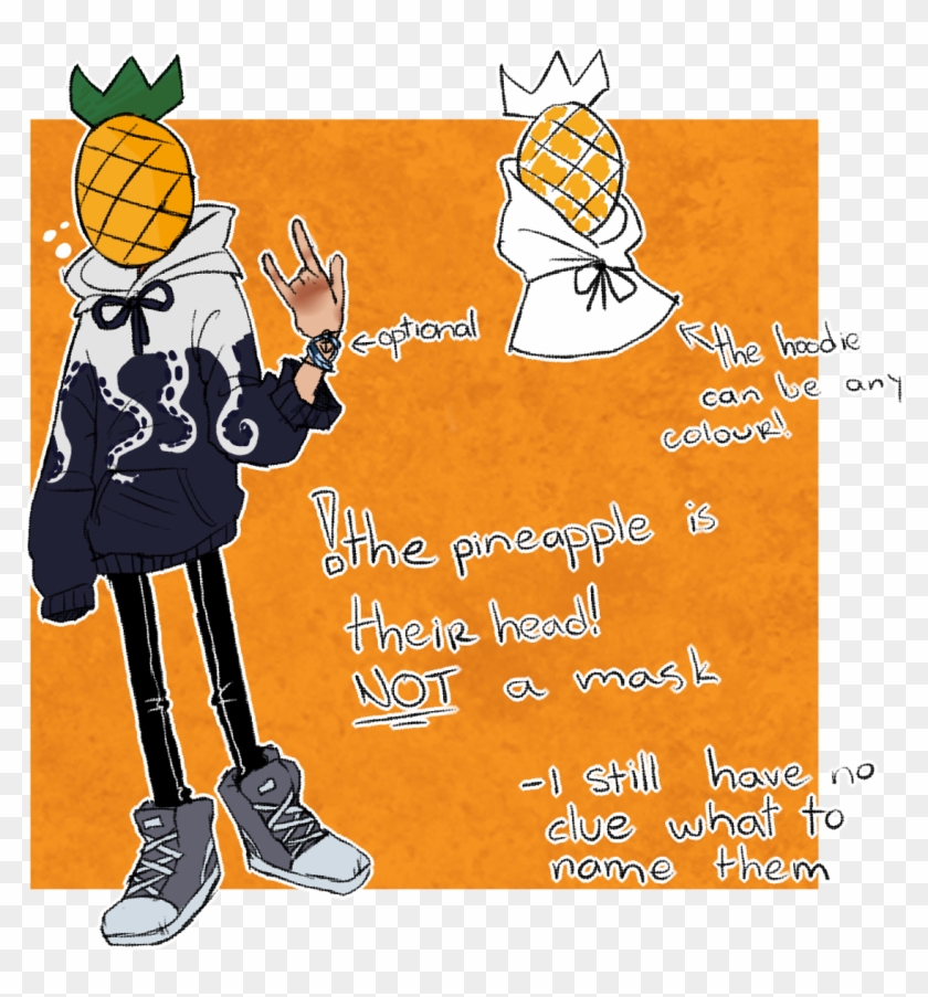 Oc Persona Art Pineapple Pineapple Head Thegunsandrosses - Cartoon #562413