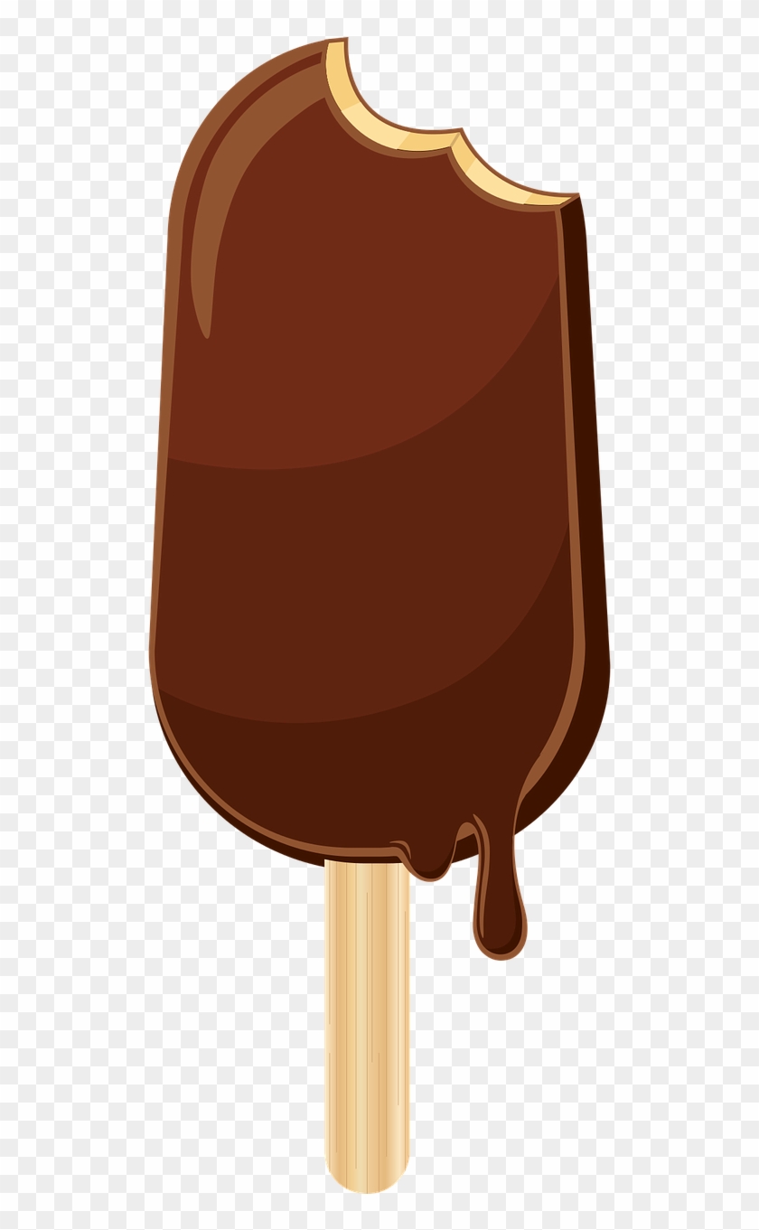 Cartoon Chocolate Bar 11, - Helado De Chocolate Vector #562651