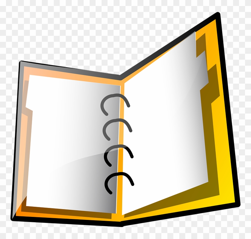 Office Books Cliparts 11, Buy Clip Art - Binder Clip Art #562881