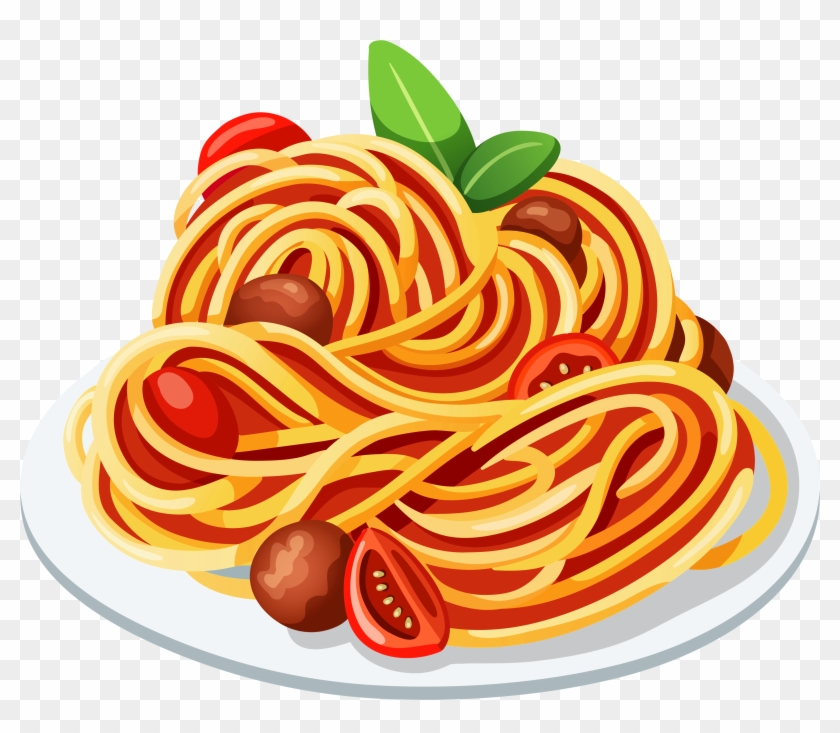 Dinner Plate Clipart - Clip Art Spaghetti #563456