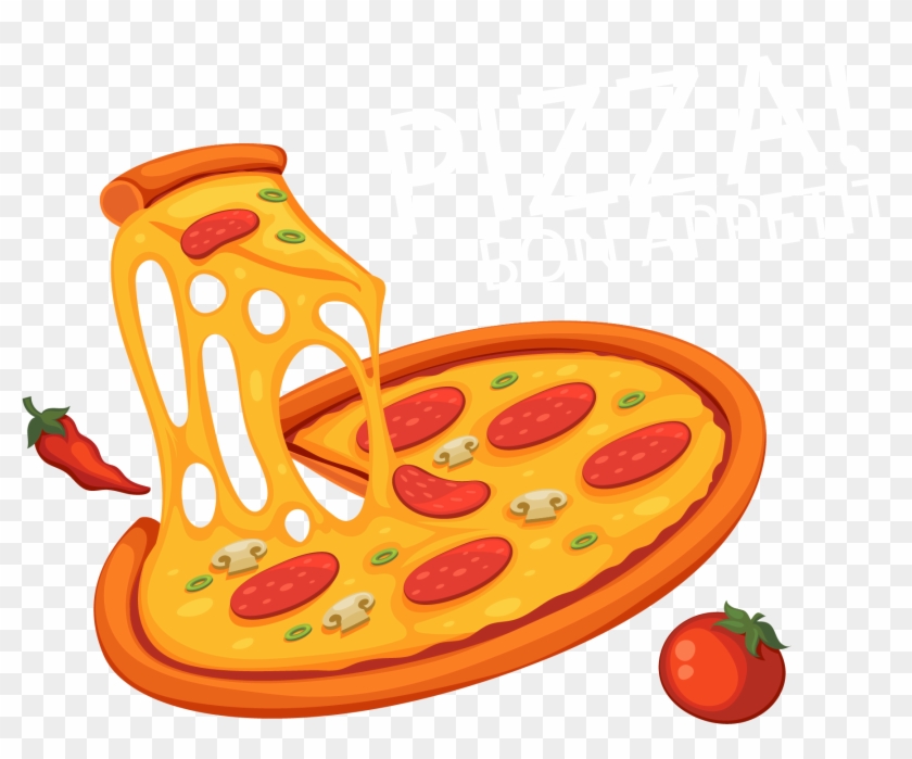 T-shirt Pizza Euclidean Vector - T-shirt Pizza Euclidean Vector #563871