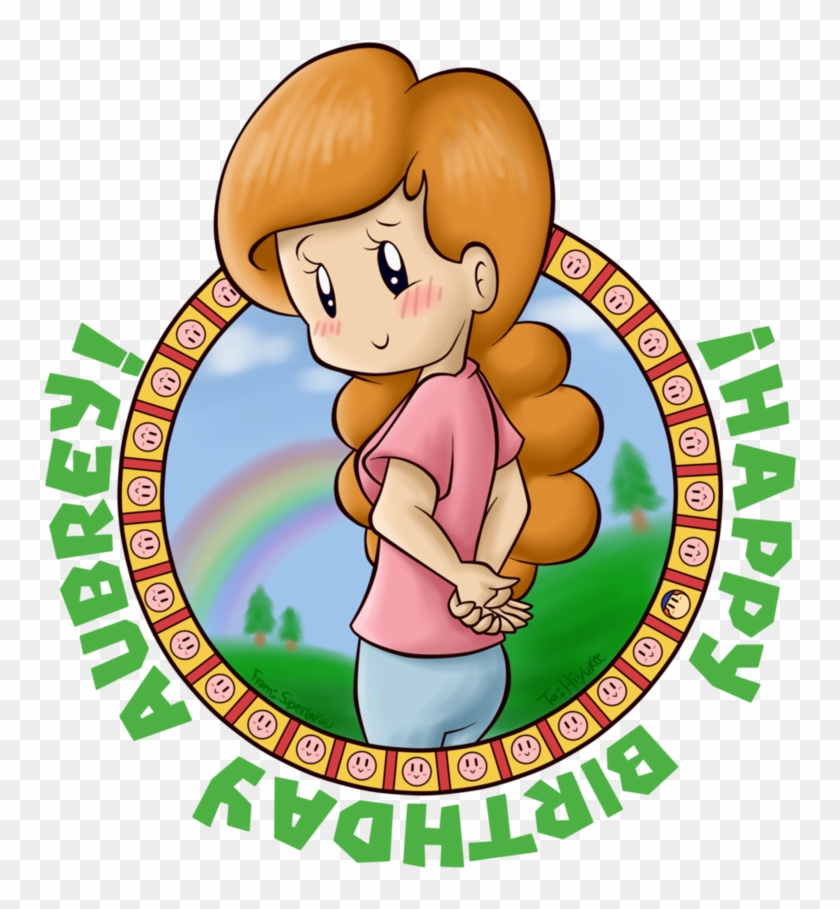 Happy Birthday Aubrey - Cartoon #564268