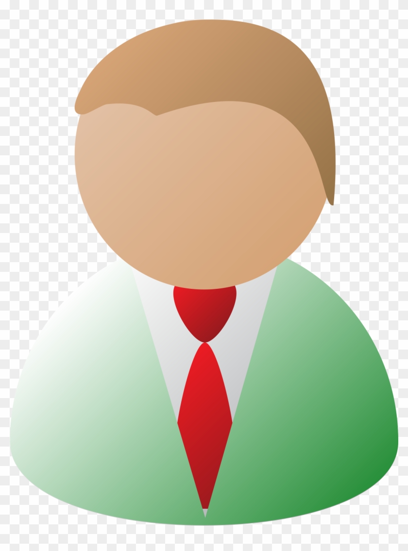 Man Computer, Icon, User, Outline, Symbol, People, - Business Person Clipart #564629