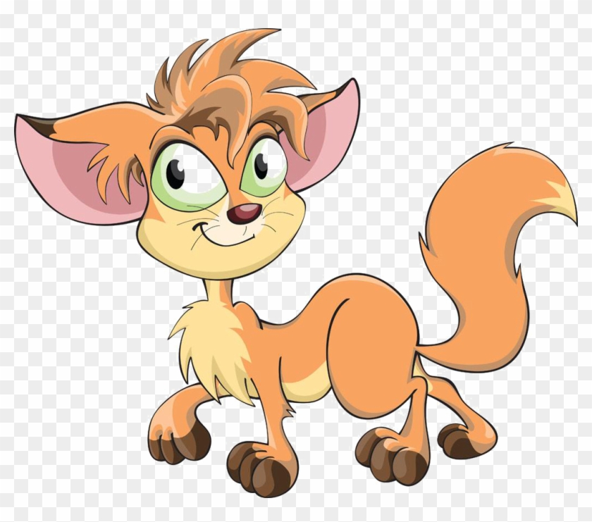 Cartoon Fox Illustration - Cartoon Fox Illustration #565066