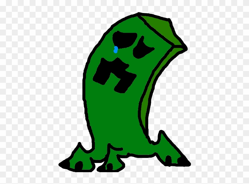 Minecraft Vetor-sad Creeper By Creeperaptor40 - Minecraft Vetor-sad Creeper By Creeperaptor40 #565410
