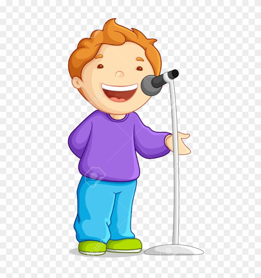 Child Music Singing Clip Art - Child Music Singing Clip Art #566354