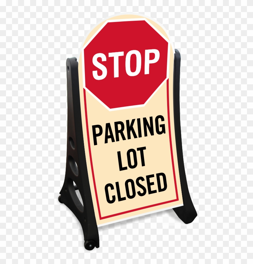 Seton L7274-fl Flanged Traffic Signs-stop,white On #566459