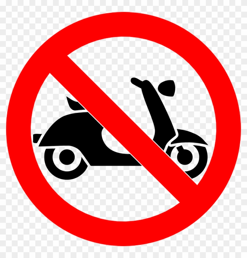 No Scooter Sign By Topher147 - No Swimming Sign #566539