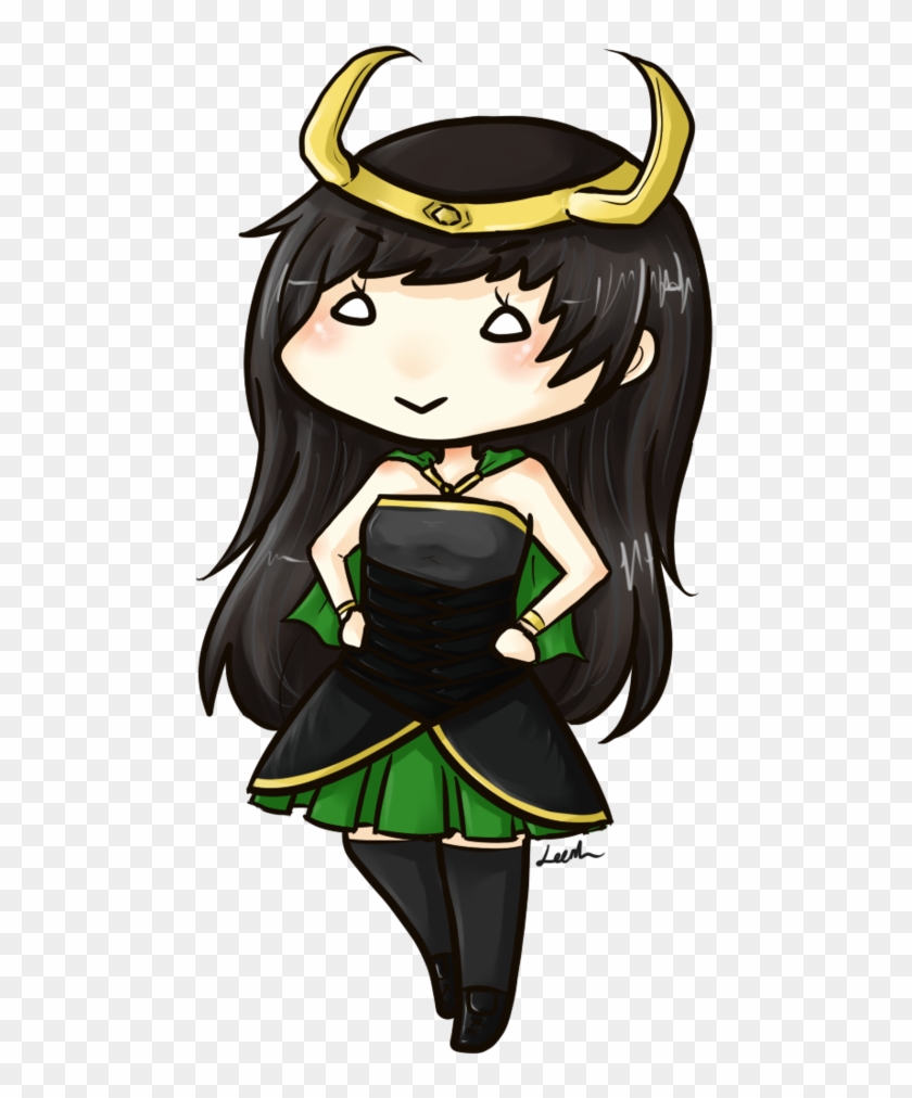 The Gallery For > Cartoon Baby Thor Cute Loki Cartoon - Lady Loki Chibi #566851