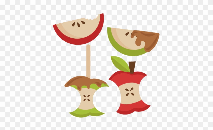 Candied Apples Set Svg Cutting Files For Scrapbooking - Scalable Vector Graphics #566996