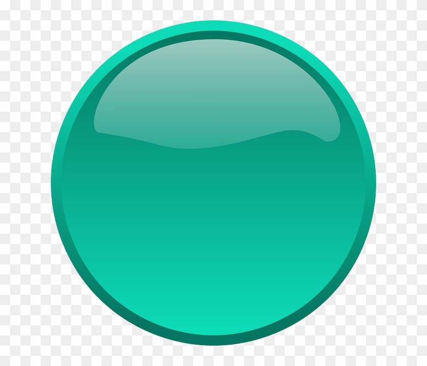 Computer, Green, Circle, Shapes, Button, Buttons, Shape - Green Button #567377