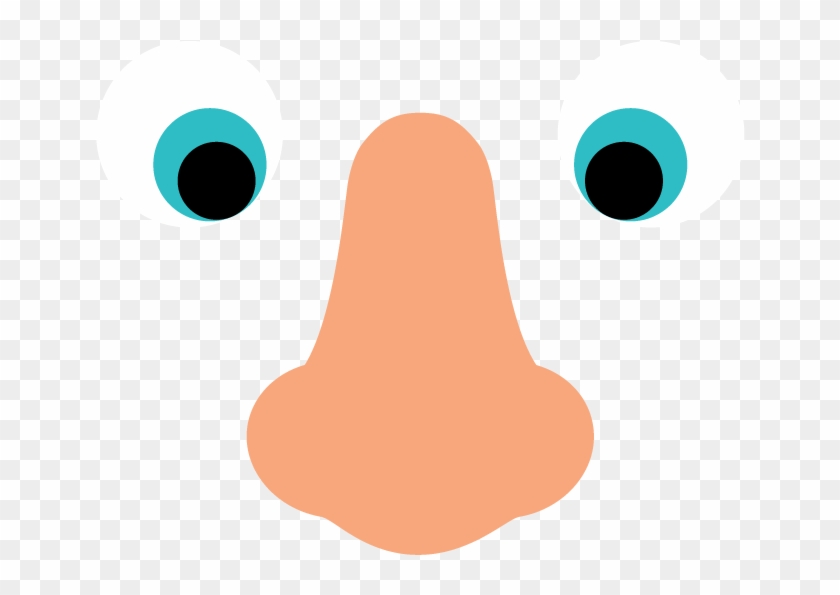 You Are Always Looking At Your Nose, Your Brain Just - Duck #567806