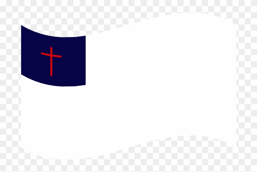 Christian Flag Wave By Micro5797 - Christian Flag Png Clipart #568365