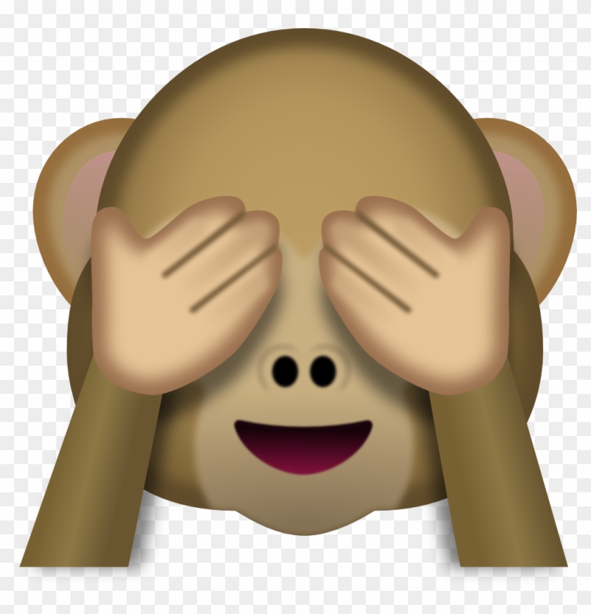 Are We Searching Safe - Monkey Emoji Tshirt See No Evil Hands Over Eyes Cute #568920